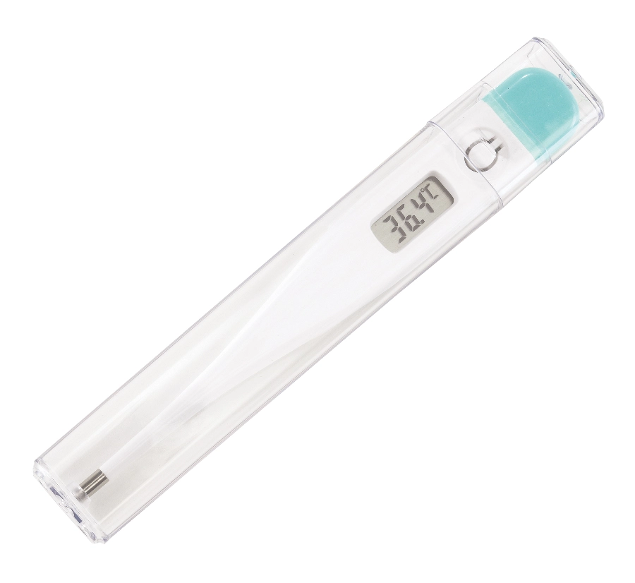 Termometr z wyświetlaczem LCD SAFE & SOUND, biały 56-1801002 biały