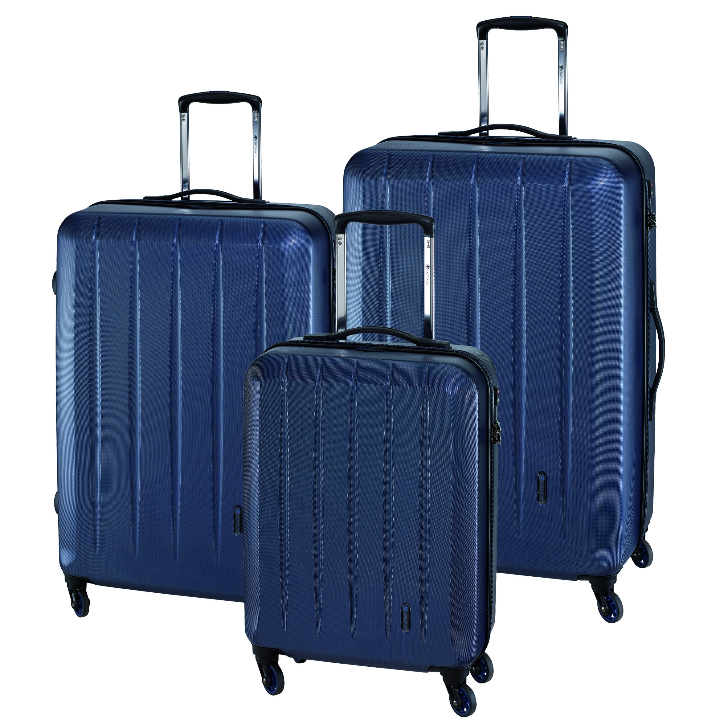 3-częściowy zest. walizek CORK, niebieski 56-2210418 niebieski