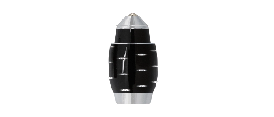 Metalowe pióro kulkowe RIGA, czarny, srebrny 58-1101570 czarny