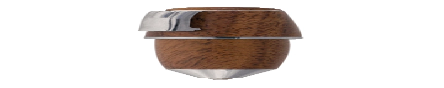 Długopis drewniany w etui, BORG, brązowy 58-1102259 brązowy