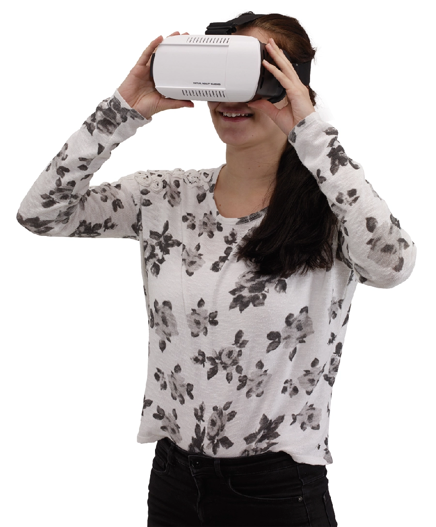Okulary wirtualnej rzeczywistości IMAGINATION, biały, czarny 58-8105015 czarny