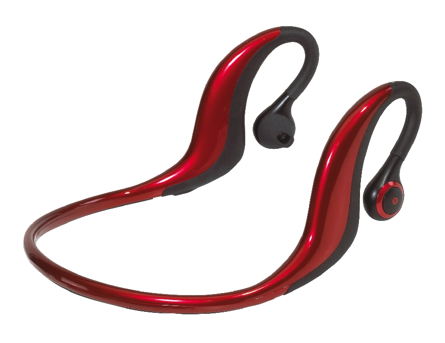 Słuchawki bezprzewodowe FREESPORT, czarny, czerwony 58-8106001 czerwony