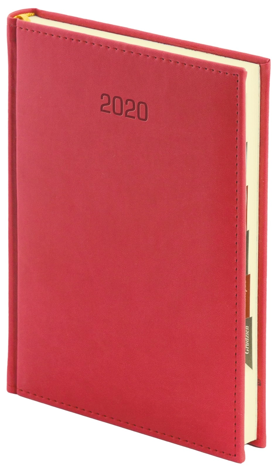 Kalendarz A5 tygodniowy z notesem Vivella A5T026B-czerwony