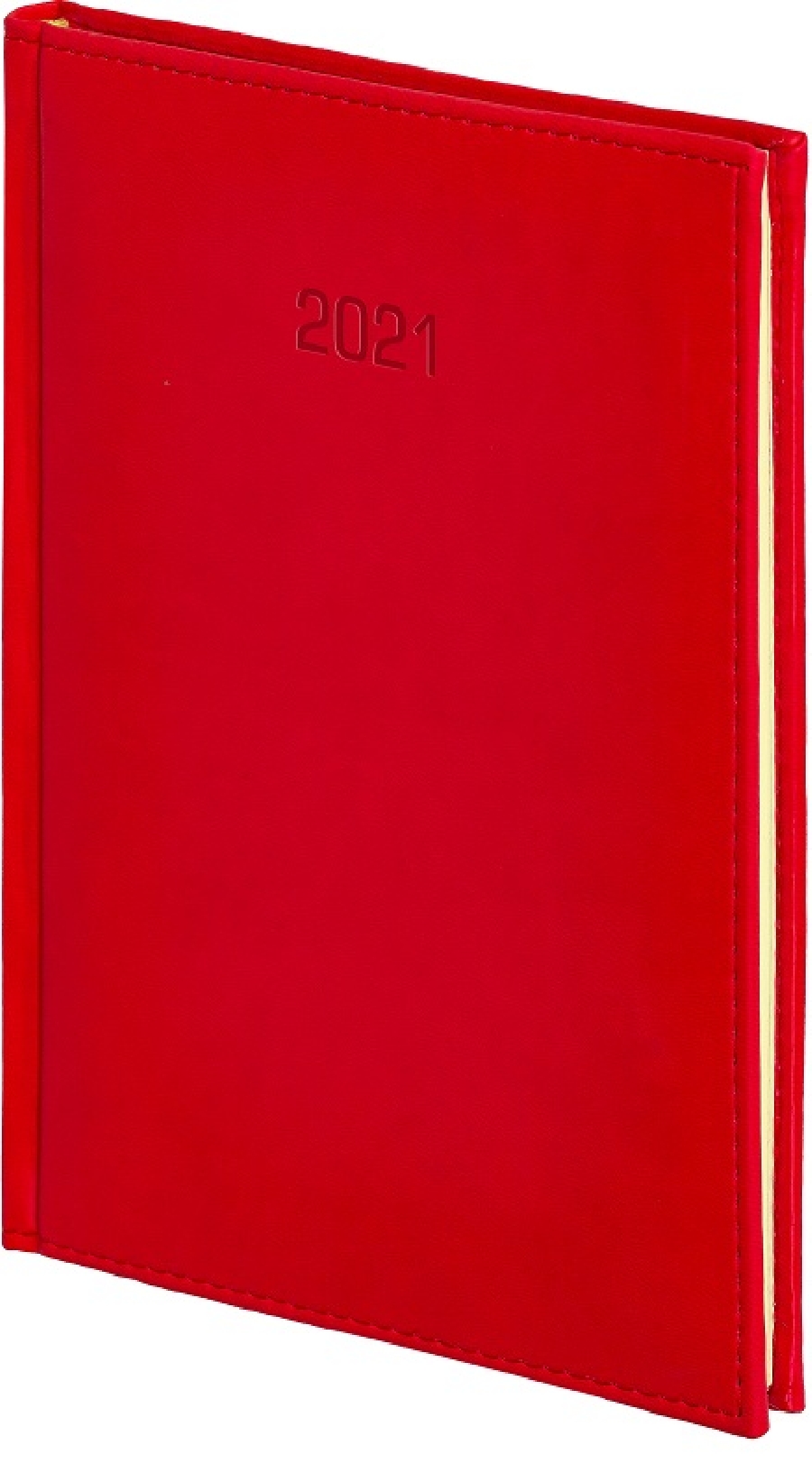 Kalendarz A5, Vivella, tygodniowy z notesem Czerwony 2023 21a5t026b-czerwony