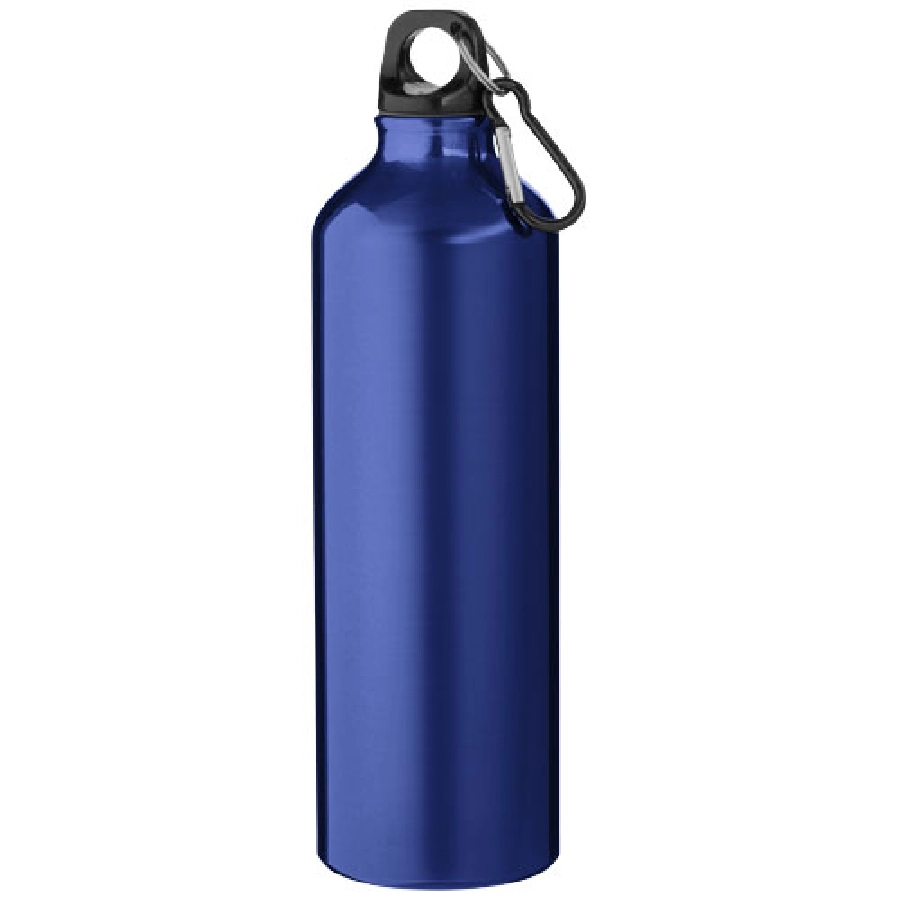 Aluminiowa butelka na wodę Oregon z karabińczykiem o pojemności 770 ml PFC-10029700 niebieski