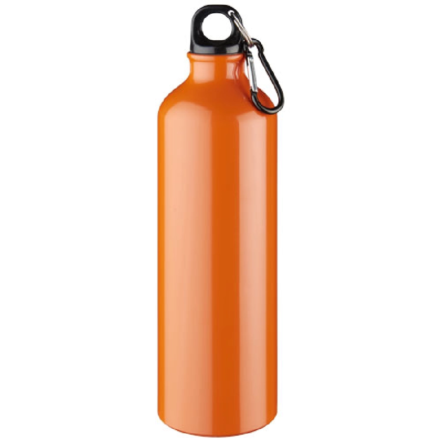 Aluminiowa butelka na wodę Oregon z karabińczykiem o pojemności 770 ml PFC-10029707 pomarańczowy