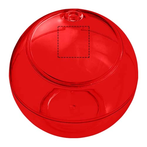 Piłka ze słomką Fiesta PFC-10034001 czerwony