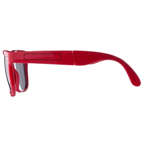 Składane okulary przeciwsłoneczne sun ray PFC-10034202 czerwony