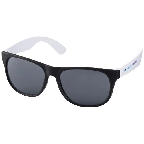 Kolorowe okulary przeciwsłoneczne Retro PFC-10034403 biały