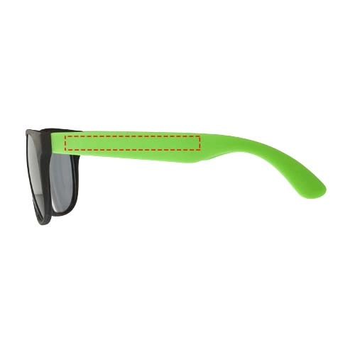 Kolorowe okulary przeciwsłoneczne Retro PFC-10034404 zielony