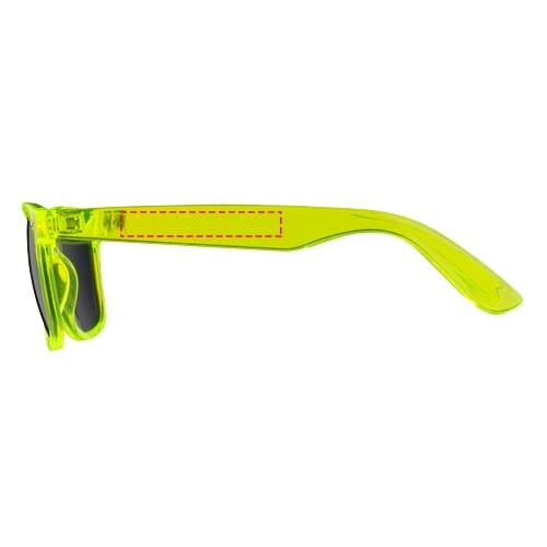 Okulary przeciwsłoneczne Sun Ray z kryształową ramką PFC-10036702 zielony