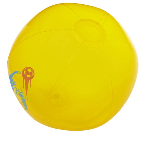 Przezroczysta piłka plażowa Ibiza PFC-10037007 żółty