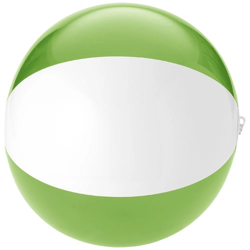 Solidna, przezroczysta piłka plażowa Bondi PFC-10039700 zielony