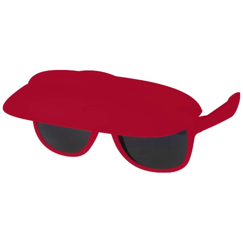 Okulary przeciwsłoneczne z daszkiem Miami PFC-10044102 czerwony