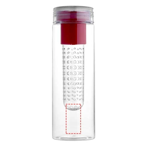 Butelka Fruiton z koszyczkiem PFC-10045102 czerwony