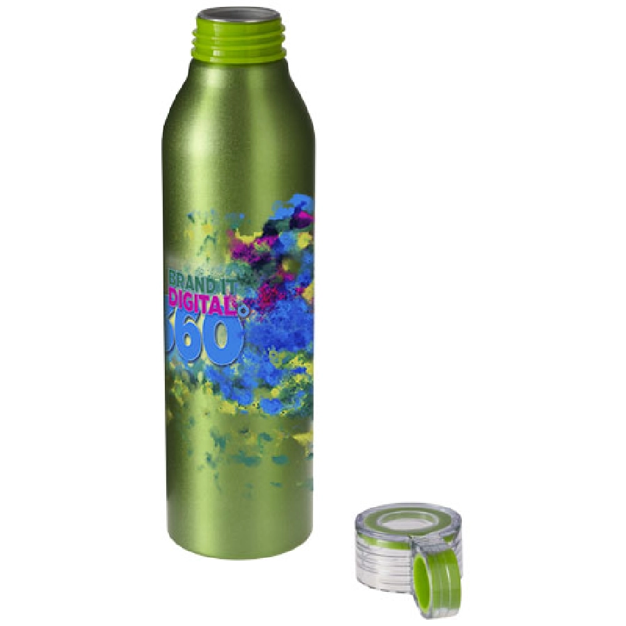 Aluminiowa butelka sportowa Grom PFC-10046304 zielony