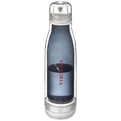 Sportowa butelka ze szklaną warstwą wewnętrzną Spirit PFC-10048901 czarny
