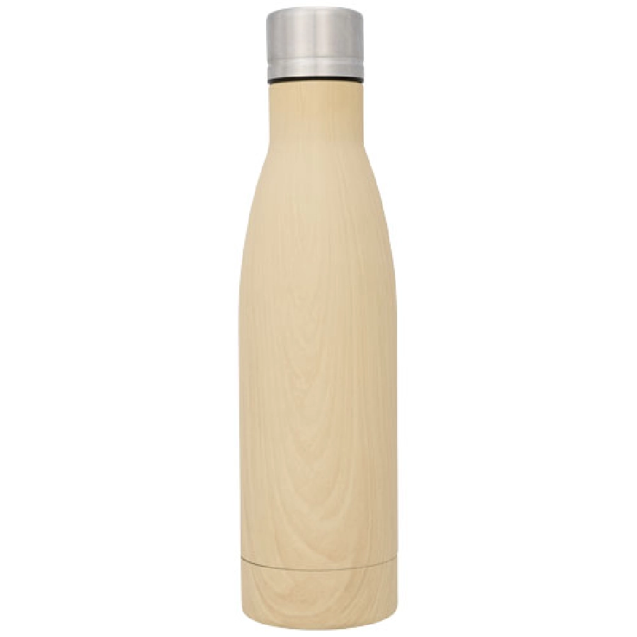 Vasa butelka z powierzchnią imitującą drewno oraz miedzianą izolacją próżniową o pojemności 500 ml PFC-10051500 brązowy
