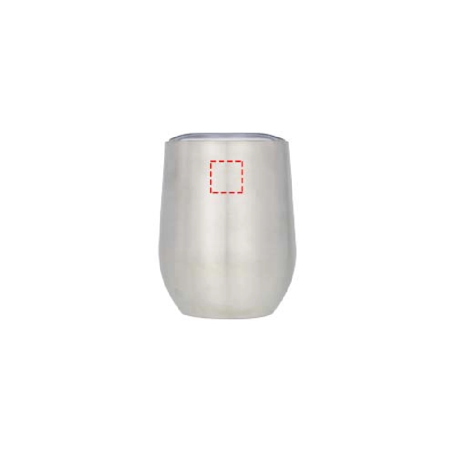Termiczny kubek Corzo z izolacją próżniowo miedzianą PFC-10051601 srebrny
