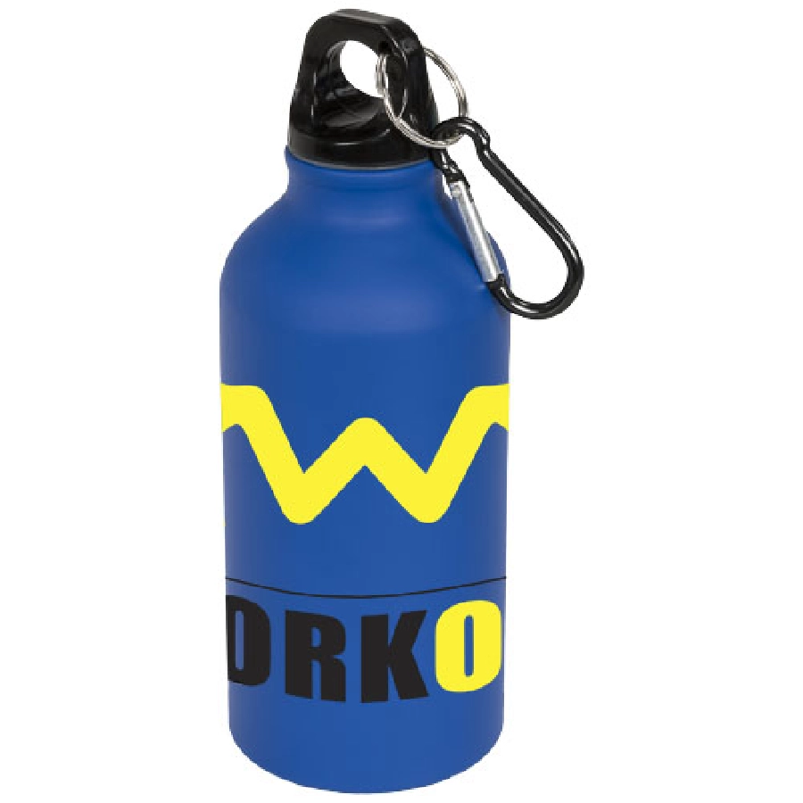 Bidon sportowy z karabińczykiem Oregon matte 400 ml PFC-10055903 niebieski