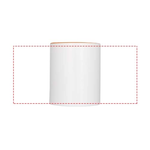 2-częściowy zestaw upominkowy Ceramic składający się z kubków z nadrukiem sublimacyjnym PFC-10062606 pomarańczowy