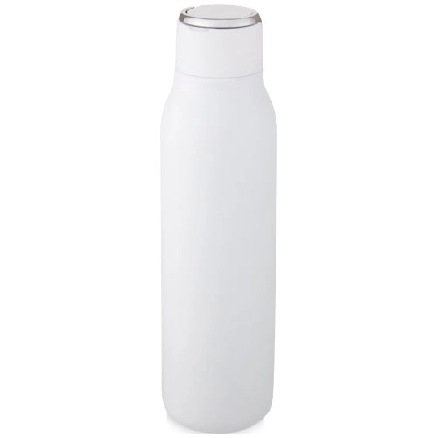 Miedziana butelka izolowana próżniowo Marka o pojemności 600 ml z metalową pętelką PFC-10067201