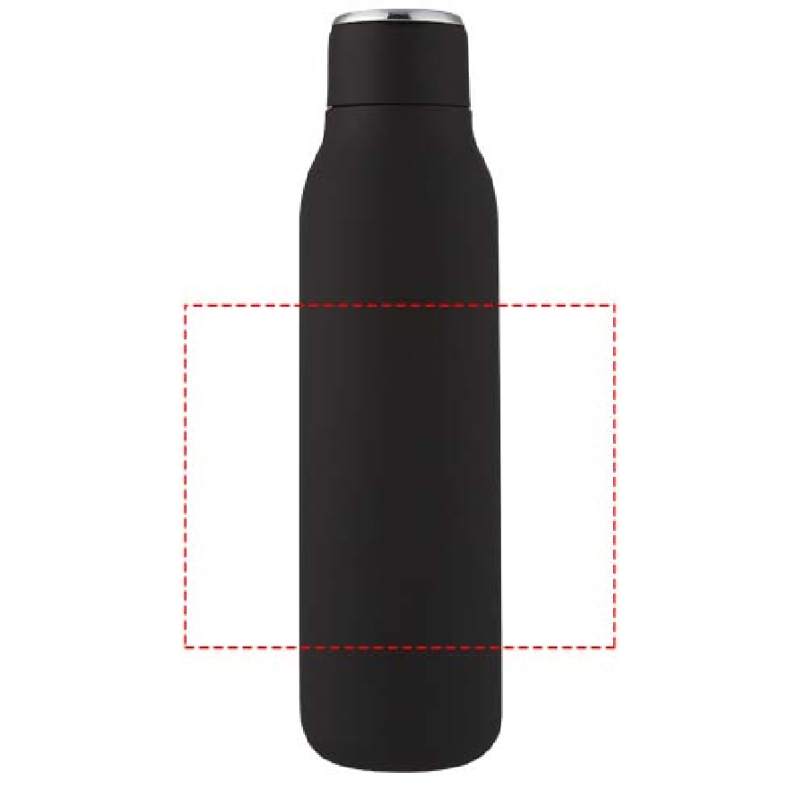 Miedziana butelka izolowana próżniowo Marka o pojemności 600 ml z metalową pętelką PFC-10067290