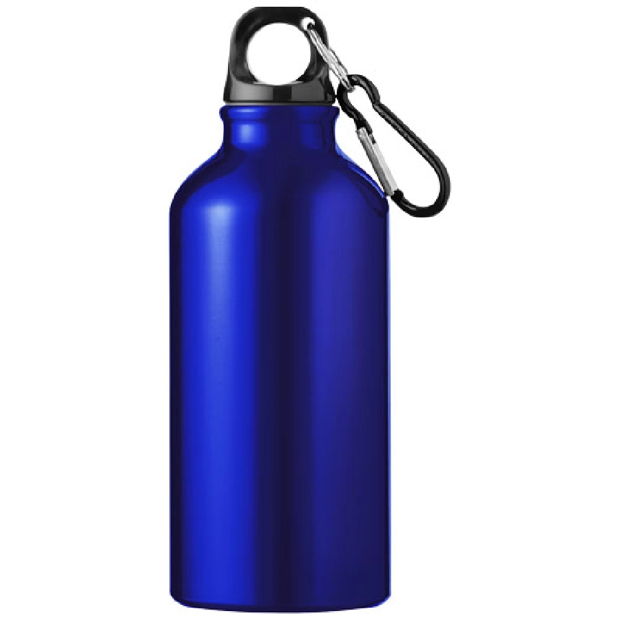 Oregon butelka na wodę z karabińczykiem wykonana z aluminium z recyklingu z certyfikatem RCS o pojemności 400 ml PFC-10073852