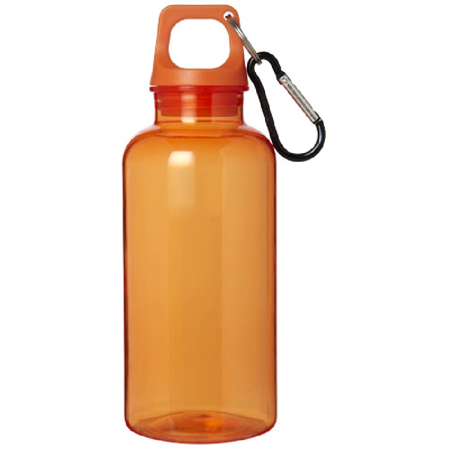 Oregon butelka na wodę o pojemności 400 ml z karabińczykiem wykonana z tworzyw sztucznych pochodzących z recyklingu z certyfi PFC-10077831