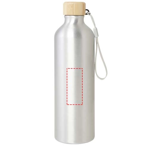 Malpeza butelka na wodę o pojemności 770 ml wykonana z aluminium pochodzącego z recyklingu z certyfikatem RCS PFC-10079581