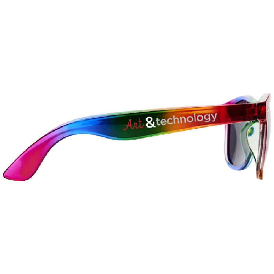 Tęczowe okulary przeciwsłoneczne Sun Ray PFC-10100400 wielokolorowy