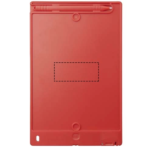 Tablet graficzny z wyświetlaczem LCD Leo PFC-10250003 czerwony