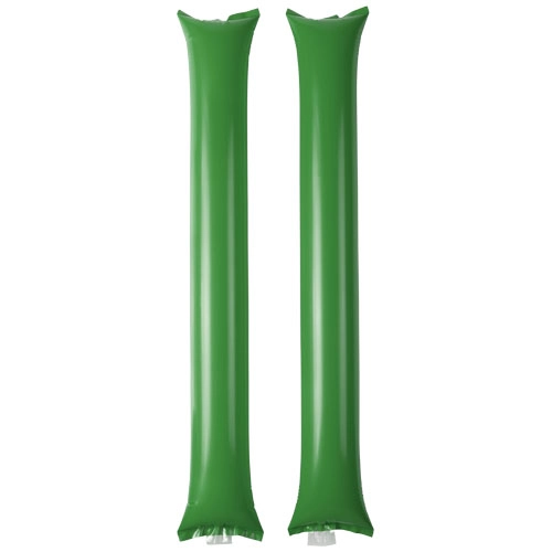 2-częściowe nadmuchiwane pałki do kibicowania Cheer PFC-10250606 zielony