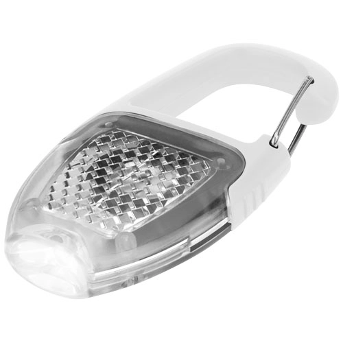 Brelok z karabińczykiem ze światełkiem LED Reflect-or PFC-10425600 biały