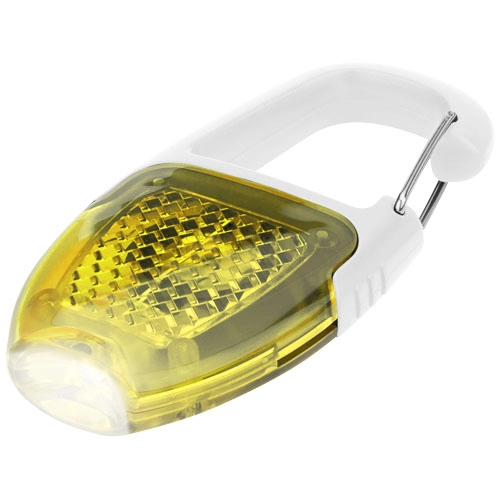 Brelok z karabińczykiem ze światełkiem LED Reflect-or PFC-10425605 biały