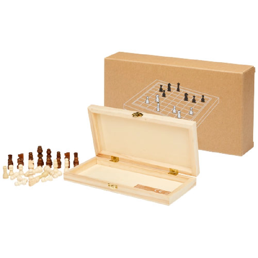King drewniany zestaw szachowy PFC-10456306
