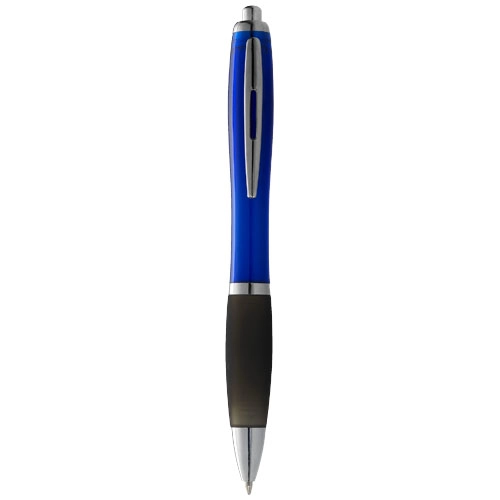 Długopis z kolorowym korpusem i czarnym uchwytem Nash PFC-10615504 niebieski