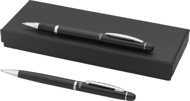 Zestaw piśmienniczy z długopisem PFC-10620300 czarny