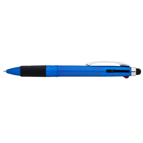 Długopis wielokolorowy ze stylusem Burnie PFC-10653101 niebieski