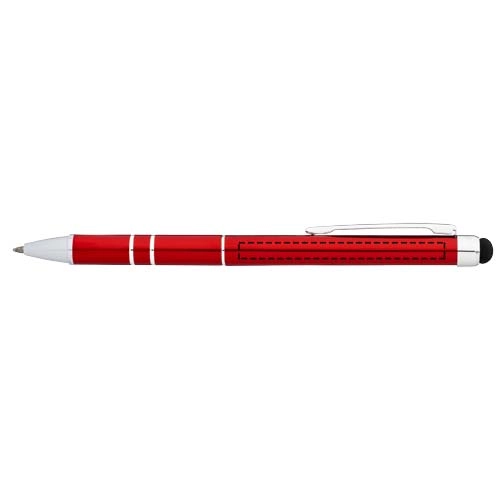 Długopis ze stylusem Charleston PFC-10654003 czerwony