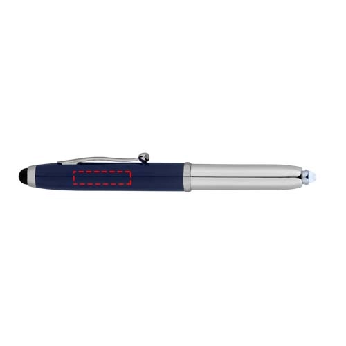 Długopis ze stylusem i lampką LED Xenon PFC-10656301 niebieski