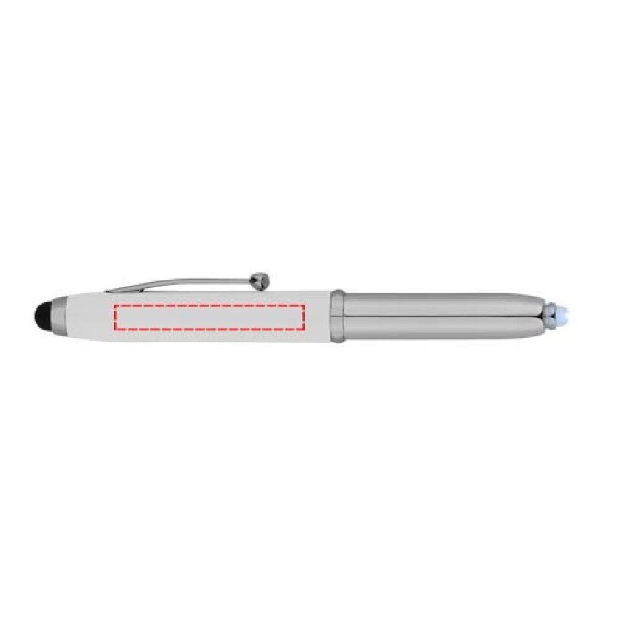 Długopis ze stylusem i lampką LED Xenon PFC-10656303 biały