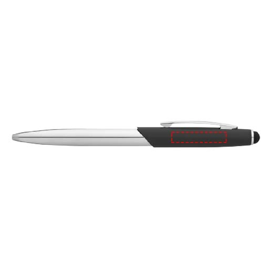 Długopis ze stylusem i pióro kulkowe Geneva PFC-10667000 srebrny
