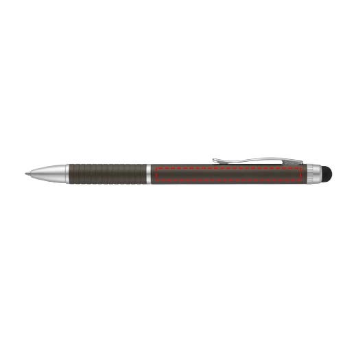 Długopis wielokolorowy ze stylusem Iris PFC-10671002 szary
