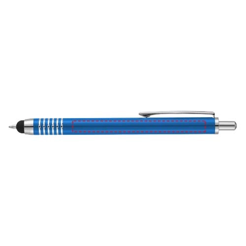 Długopis aluminiowy ze stylusem Zoe PFC-10671101 niebieski