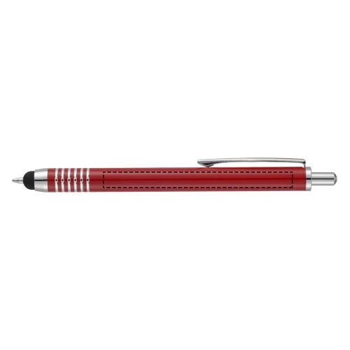 Długopis aluminiowy ze stylusem Zoe PFC-10671102 czerwony