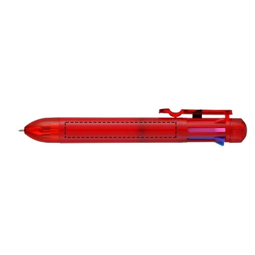 Długopis 8-kolorowy Artist PFC-10671601 czerwony