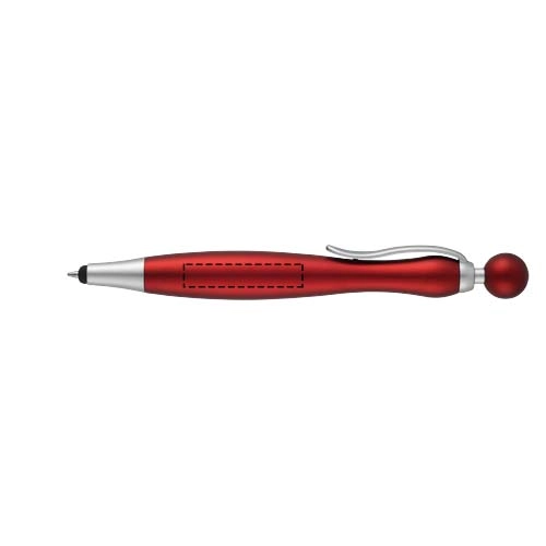 Długopis ze stylusem Naples PFC-10671902 czerwony