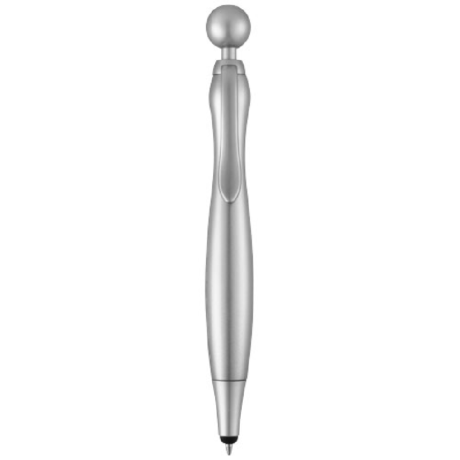Długopis ze stylusem Naples PFC-10671903 srebrny

