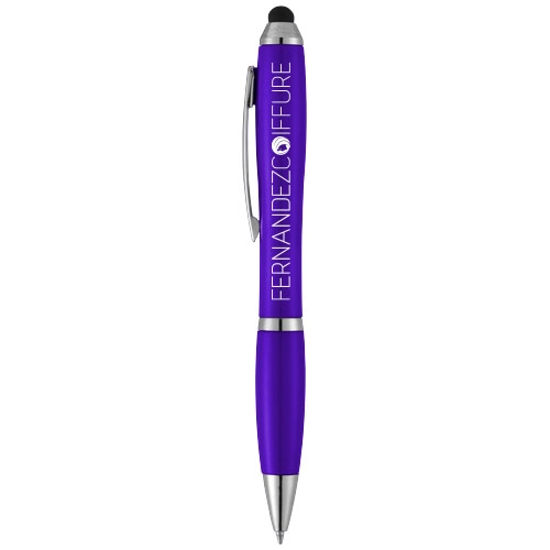 Długopis ze stylusem Nash PFC-10673904 fioletowy